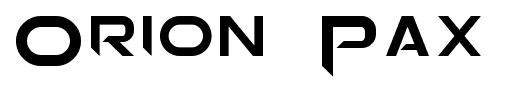 Orion Pax font